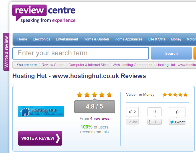 review center hostinghut